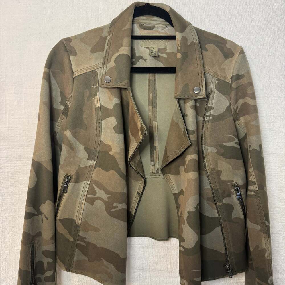 Anthropologie Camo Moto Jacket - Picture 2 of 5
